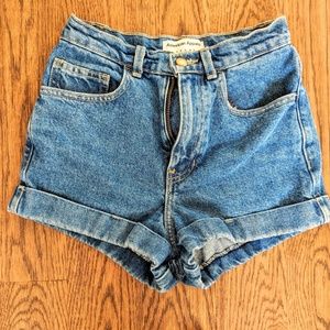 American Apparel denim shorts